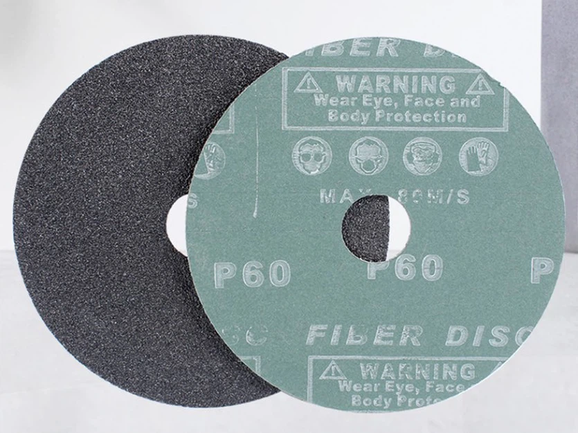 Black SiC resin fiber grinding disc Black SiC resin fiber grinding disc